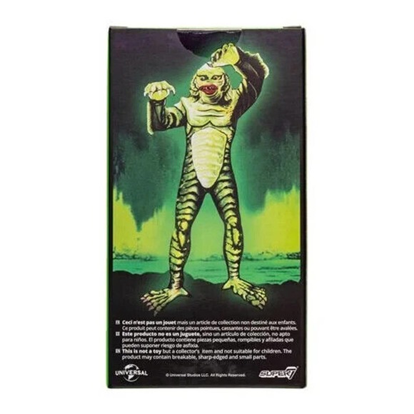 LIMITED Creature from the Black Lagoon (Super She Creature) GLOW ReAction Figure - Picture 5 of 12